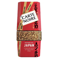Кофе растворимый CARTE NOIRE "Japan" 90 г, стеклянная банка, сублимированный