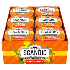 Драже освежающие SCANDIC без сахара со вкусом "Манго", 14 г