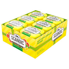 Драже освежающие SCANDIC без сахара со вкусом "Цитрусовый микс", 14 г