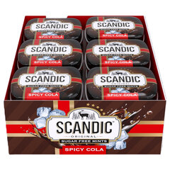 Драже освежающие SCANDIC без сахара со вкусом "Кола", 14 г