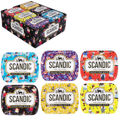 Драже освежающие SCANDIC без сахара со вкусом "Клубничный микс", 14 г