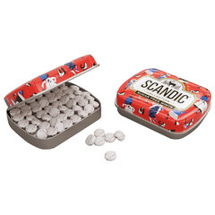 Драже освежающие SCANDIC без сахара со вкусом "Клубничный микс", 14 г