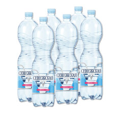 Вода газированная питьевая СЕНЕЖСКАЯ 1,5 л