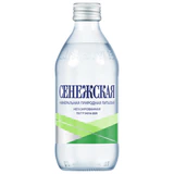 Вода негазированная минеральная СЕНЕЖСКАЯ ГОСТ 0,33 л, стеклянная бутылка, 4600286110774