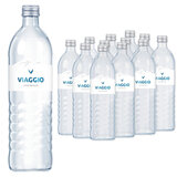 Вода газированная минеральная VIAGGIO 0,75 л, стеклянная бутылка