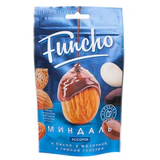 Миндаль в белой, молочной и темной глазури FUNCHO ассорти, 100 г