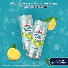Напиток ГАЗИРОВАННЫЙ BORJOMI "Цитрус" 0,33 л, Грузия