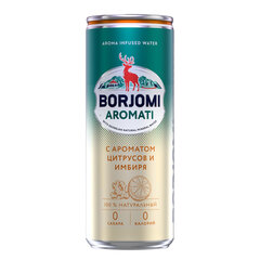 Напиток ГАЗИРОВАННЫЙ BORJOMI "Flavored Water Цитрус-Имбирь" 0,33 л, Грузия