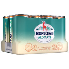 Напиток ГАЗИРОВАННЫЙ BORJOMI "Flavored Water Цитрус-Имбирь" 0,33 л, Грузия