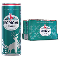 Вода ГАЗИРОВАННАЯ минеральная BORJOMI лечебно-столовая, 0,33 л, Грузия