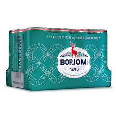 Вода ГАЗИРОВАННАЯ минеральная BORJOMI лечебно-столовая, 0,33 л, Грузия