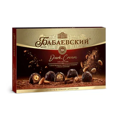 Набор конфет БАБАЕВСКИЙ &laquo;Dark Cream Collection&raquo; с фундуком и дробленым миндалем, 200 г