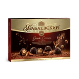 Набор конфет БАБАЕВСКИЙ "Dark Cream Collection" с фундуком и дробленым миндалем, 200 г
