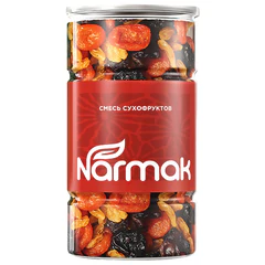 Смесь сухофруктов NARMAK курага, чернослив, изюм, 1 кг