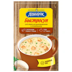 Суп-пюре ДОШИРАК &laquo;Быстросуп&raquo; из шампиньонов с сухариками 17 г