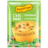 Суп-пюре гороховый РОЛЛТОН с сухариками 21 г