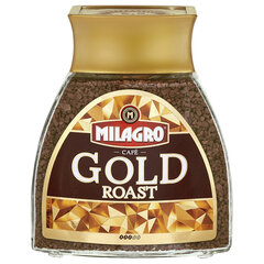 Кофе растворимый MILAGRO "Gold Roast" 190 г, стеклянная банка, сублимированный
