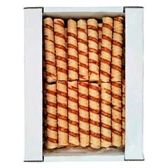 Вафельные трубочки СЕМЕЙКА ОЗБИ с шоколадным вкусом, 500 г