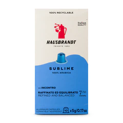 Кофе в капсулах HAUSBRANDT &laquo;Sublime&raquo; для кофемашин Nespresso, арабика 100%, 10 порций, ИТАЛИЯ