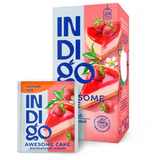 Чай INDIGO "Земляничный чизкейк" черный, 24 пакетика в конвертах по 1,7 г