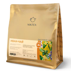 Чай ИВАН-ЧАЙ листовой NIKTEA, кипрей узколистный ферментированный, 100 г