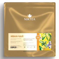 Чай ИВАН-ЧАЙ листовой NIKTEA, кипрей узколистный ферментированный, 100 г