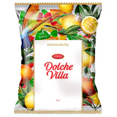 Карамель леденцовая АЗОВСКАЯ "Дольки" ассорти "Dolche Villa", 1000 г