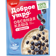 Каша овсяная УВЕЛКА, с черникой, в шоубоксе, 20 шт. по 40 г