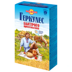 Хлопья овсяные РУССКИЙ ПРОДУКТ, &laquo;Геркулес быстрого приготовления&raquo;, 420 г