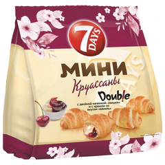Круассаны мини 7DAYS крем &laquo;Ваниль-вишня&raquo;, 265 г
