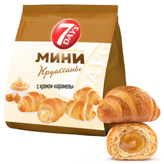 Круассаны мини 7DAYS крем &laquo;Карамель&raquo;, 265 г