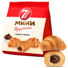 Круассаны мини 7DAYS крем &laquo;Какао&raquo;, 265 г