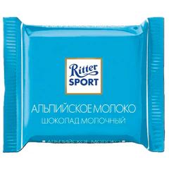 Шоколад порционный 1 плитка RITTER SPORT, ассорти, 16,67 г, "Яркая коллекция"
