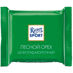 Шоколад порционный 1 плитка RITTER SPORT, ассорти, 16,67 г, "Яркая коллекция"