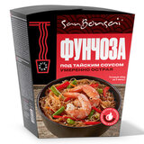 Вермишель фунчоза под тайским соусом SANBONSAI, умеренно острая, 120 г