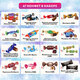 Подарок новогодний "НОВОГОДНЕЕ ПУТЕШЕСТВИЕ", НАБОР конфет 1000 г, картонная коробка, МОСУПАК