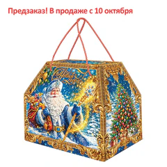 Подарок новогодний &laquo;НОВОГОДНИЙ КЛАД&raquo;, НАБОР конфет 1000г, картонная коробка, МОСУПАК