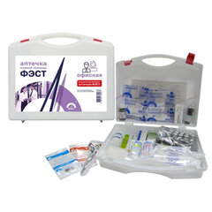 Аптечка первой помощи офисная ФЭСТ, до 30 человек, футляр полистирол, № 5.1