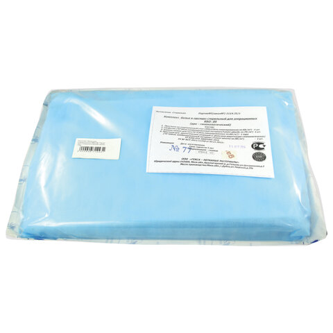 Комплект белья одноразовый общехирургический КБО-02 ГЕКСА стерильный, 4 предмета - фото 2