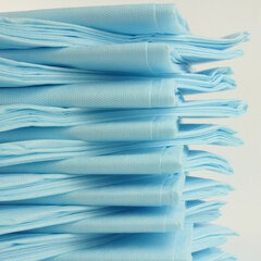Простыня голубая нестерильная 70&times;80 см, КОМПЛЕКТ 40 шт., спанбонд 25 г/<wbr/>м<sup>2</sup>, ГЕКСА