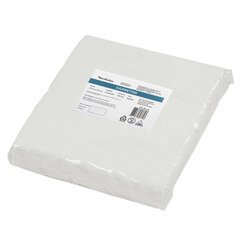 Салфетка одноразовая белая 20&times;20 см, КОМПЛЕКТ 100 шт., спанлейс, 40 г/<wbr/>м<sup>2</sup>, ЧИСТОВЬЕ