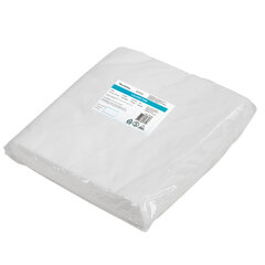 Салфетка одноразовая белая 25&times;30 см, КОМПЛЕКТ 100 шт., спанлейс, 40 г/<wbr/>м<sup>2</sup>, ЧИСТОВЬЕ