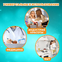 Салфетка одноразовая белая 25х30 см, КОМПЛЕКТ 100 шт., спанлейс, 40 г/м2, ЧИСТОВЬЕ