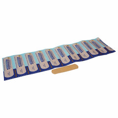 Лейкопластырь бактерицидный LEIKO комплект 1000 шт., 1,9&times;7,2 см, на полимерной основе, телесного цвета