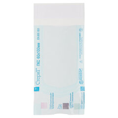 Пакет комбинированный самоклеящийся ВИНАР СТЕРИТ, комплект 100 шт., для ПАРОВОЙ/<wbr/>ГАЗОВОЙ стерилизации, 60&times;100 мм