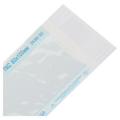 Пакет комбинированный самоклеящийся ВИНАР СТЕРИТ, комплект 100 шт., для ПАРОВОЙ/<wbr/>ГАЗОВОЙ стерилизации, 60&times;100 мм