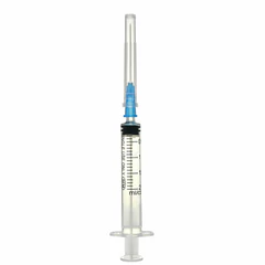 Шприц 3-х компонентный SFM, 2 мл, КОМПЛЕКТ 100 шт., в коробке, игла 0,63х32 - 23G