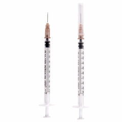 Шприц инсулиновый SFM, 1 мл, КОМПЛЕКТ 100 шт., в коробке, U-100 игла 0,45&times;12 мм &mdash; 26G