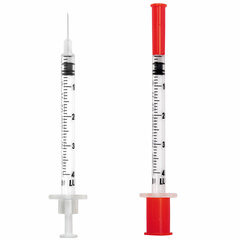 Шприц инсулиновый SFM, 1 мл, КОМПЛЕКТ 10 шт., в пакете, U-40 игла несъемная 0,3&times;8 мм &mdash; 30G