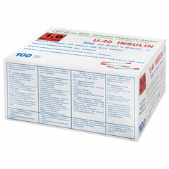 Шприц инсулиновый SFM, 1 мл, КОМПЛЕКТ 10 шт., в пакете, U-40 игла несъемная 0,3&times;8 мм &mdash; 30G